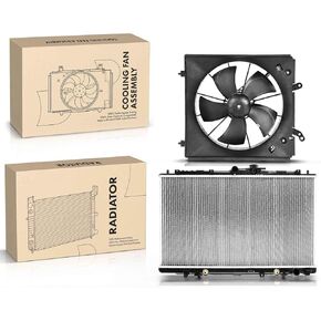 Replacement Parts for Radiator&Cooling Fan Assembly Kit for Honda Accord 1998-2002 Acura TL 99-01 Mod-AP88P-44464 in Kuwait