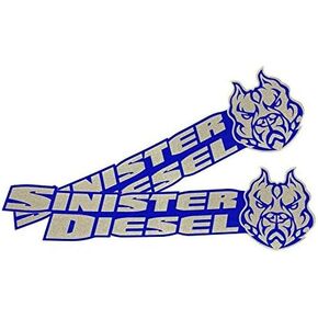 Sinister Diesel Stickers - 2 Pack 7"x2" in Kuwait