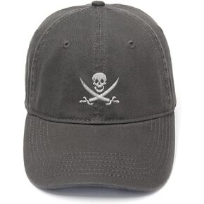 Men's Embroidery Baseball Cap Pirate Skull Hat Cotton Embroidered Casual Baseball Caps in Saudi Arabia