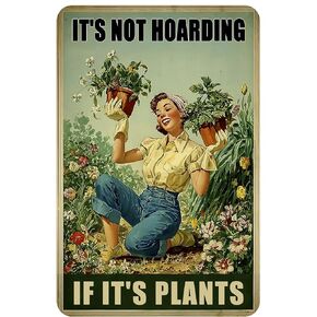 Plant Lovers Gifts Home Garden Decor Cool Gardening Accessories For Women Indoor Outdoor Metal Signs 8x12 Inch in Kuwait
