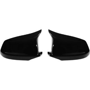 AtticZone Side Mirror Caps Covers Compatible with F10 F11 F18 2011-2013, 525i 530i 535i 550i GT xDrive Pre-LCI Door Rear View Mirror Cap, Horn Style, Glossy Black in Kuwait