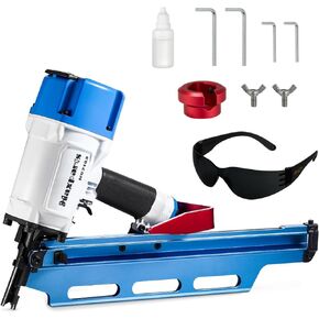 Maxparts NR2183 تأطير مسامير 21 درجة البلاستيك قطاع مسامير الأدوات الهوائية الرماية للإنشاءات الخشبية اللون الأزرق الفاتح in Kuwait