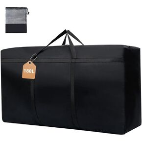 WITERY 2 Pack 180L/47.5 Gallons Extra Large Storage Bags Jumbo Duffle Bag for Travel Moving Totes Boxes Heavy Duty Stronger Handles Zippers Reusable Storage Totes for Bassinet Clothes Blankets in Kuwait