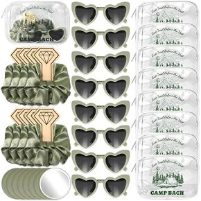 24 جهاز كمبيوتر شخصى الأخضر حكيم العروسة اقتراح الهدايا حقيبة مجموعة العازبة حزب تفضل مخيم باخ حقائب مستحضرات التجميل أكياس ماكياج واضحة النظارات الشمسية العلاقات الشعر Scrunchies المرايا الزفاف هدايا حفلات الزفاف in Kuwait