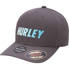 قبعة سائقي الشاحنات الرجالية من Hurley - قبعة بيسبول H2O-Dri منحنية قابلة للتمدد للرجال - حماية من الأشعة فوق البنفسجية 50+ قبعة كرة رجالية قابلة للتنفس in Kuwait