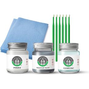 ERA Paints - 400 - Steel Gray Metallic for BMW Exact OEM Color Match Automotive Touch Up Paint for Cars - Scratch & Chip Repair for Metal & Plastic - Premium Kit - Made in USA in Kuwait