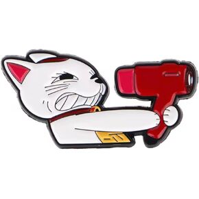 Dandadan Dan Da Dan Okarun Turbo Granny Anime Manga Maneki Neko Lucky Cat 1.25 "شارة المثبته بالدبابيس in Kuwait