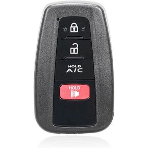 استبدال مفتاح فوب متوافق مع تويوتا بريوس برايم 2017 2018 2019 2020 مفتاح السيارة الذكي دخول بدون مفتاح التحكم عن بعد HYQ14FBE 4 زر in Kuwait