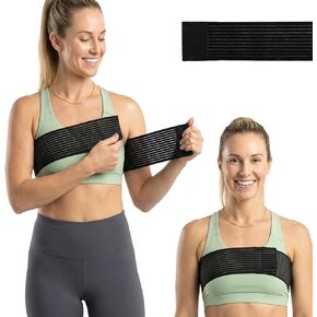 1PC Breast Support Band, Post Compression Band for Breast Augmentation/Reduction Recovery, Adjustable Sports Breast Band/Bust Binder for Running/Yoga, Breast Surgery Recovery Supplies (150X7.5cm) in Kuwait