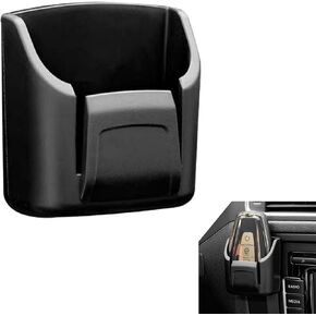 Car Key Fob Holder, Dashboard Center Console Remote Control Box, Multifunctional Key Card Holder with Double-Sided Adhesive Tape, Universal for Most Cars (Black) in Kuwait