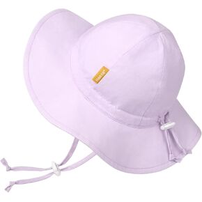 Baby Girl Sun Hat with UPF 50+ Outdoor Adjustable Toddler Beach Hat with Wide Brim Bucket Hats for Kids in Kuwait