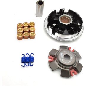 Motorcycle Variator Set with Weight Rollers 18X14MM Clutch Springs for GY6 125cc 150cc 4 STROKE distintivo in Kuwait