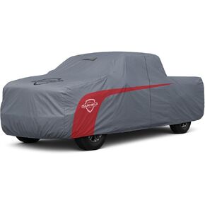 Ultimum Lite Truck Car Cover for 2011-2018 Ram 3500 Mega Cab Pickup 6.3 Feet Bed with Zipper Breathable Weather Protection Scratch, Dust, Sun, Snow, Rain Protection Indoor Outdoor in Kuwait