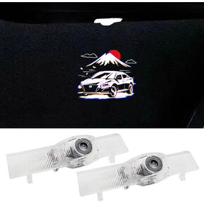 2PCS LED Car Door Logo Lights Projector Compatible with Altima 2002-present Puddle Lights Ghost Shadow Light Kit Car Accessories (for Altima-Mount Fuji) in Kuwait