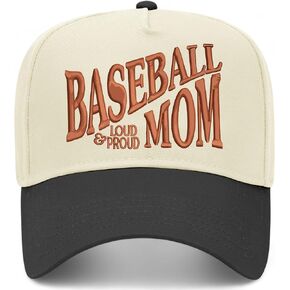 Baseball Mom Hat | Premium Adjustable Snapback Baseball Vintage Trucker Hats for Women in Saudi Arabia