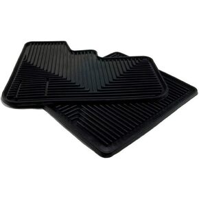 Black Rubber Slush Floor Mats for Semi Truck - Universally fits Many (See Measurements) Kenworth Peterbilt Freightliner Mack - All-Weather/Terrain High Ridged 2 Piece Cab Fronts in Kuwait