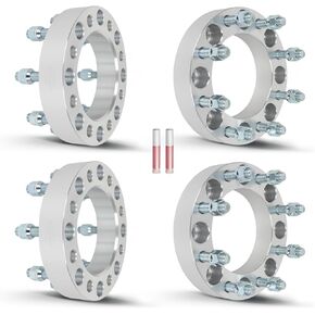 OCPTY 4PCS 8x6.5 to 8x170 Wheel Adapters 1.5 inch Bore 126mm Studs 14x1.5 8 Lug Wheel Spacers No Hubcentric Fit for Ram 3500 2012-2022,for Ram 2500 2012-2022,for Nissan NV3500 2012-2014 in Kuwait