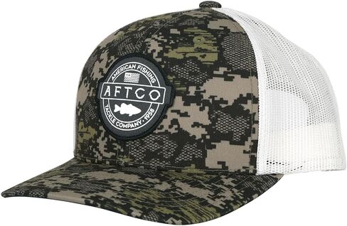 AFTCO Bass Patch Hat - Green Camo in Kuwait