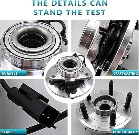مجموعة محور تحمل العجلة الأمامية 515126 لسيارة دودج رام 1500 2009-2010، رام 1500 2011 (2 قطعة) in Kuwait
