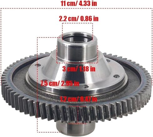 Electric Tricycle Differential Gear Tooth Package Large Gear Differential Gear Differential Package Planetary Gear Assembly in Kuwait