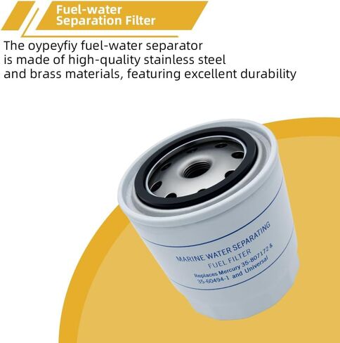 35-807172 استبدال فلتر فاصل المياه الوقود يناسب محركات Merc-ury Mariner MerCruiser الخارجية 35-802893Q01 in Kuwait