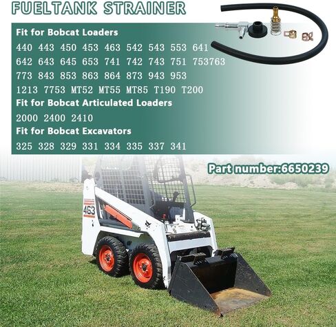 6650239 Fuel Tank Pickup Screen Kit Compatible with Bobcat Loaders Articulated Excavators, Fits for Bobcat 250 335 337 641 642 643 645 653 741 742 743 751 753 763 in Kuwait