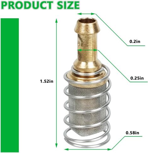 6650239 Fuel Tank Pickup Screen Kit Compatible with Bobcat Loaders Articulated Excavators, Fits for Bobcat 250 335 337 641 642 643 645 653 741 742 743 751 753 763 in Kuwait