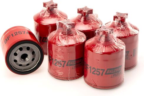 Baldwin BF1257 Fuel/Water Separator Filter – 6 Pack | Spin-On | M16 x 1.5 Thread | 4 Micron | OEM Replacement for Bobcat 6667352 and Wix 33192 in Saudi Arabia