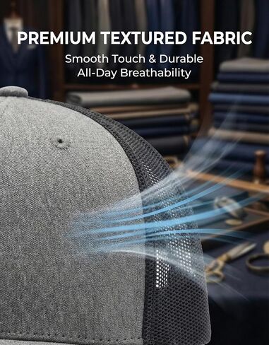 قبعة سائق الشاحنة من الجلد المموه، هدايا قبعة الأب لعيد الميلاد وعيد الميلاد من الابنة والزوجة والابن in Kuwait