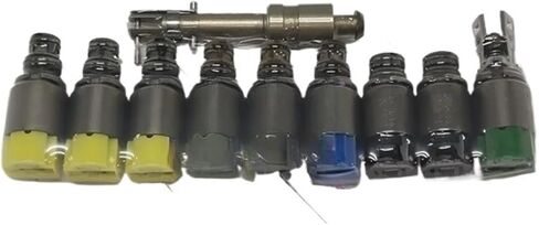 ZF6HP19 6HP21 6HP26 Transmission Valve Body 9 Solenoids Kit 1068298044 Compatible For BMW 128i X5 X4 Audi S4-S8 6HP19 Solenoid in Kuwait