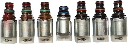 6R80 7 قطعة مجموعة ملفات لولبية لصمام ناقل الحركة تناسب متوافق مع فورد اكسبلورر رينجر موستانج ترانزيت ايفرست F-150 2011-2017 (النمط أ) in Kuwait