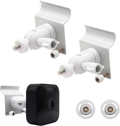 NACETURE Vinyl Siding Mount Compatible with Blink Camera Outside with 360° Swivel & 90° Tilt Adjustment- Outdoor Camera Mount No Drill or Hole Needed- Weatherproof Vinyl Siding Hooks (1) in Kuwait