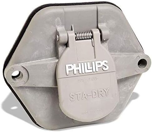 Phillips 16-7602-28 7-Way 28-pin Solid Pins w/o Circuit Breakers Socket Breaker in Kuwait