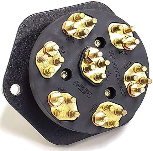 Phillips 16-7602-28 7-Way 28-pin Solid Pins w/o Circuit Breakers Socket Breaker in Kuwait