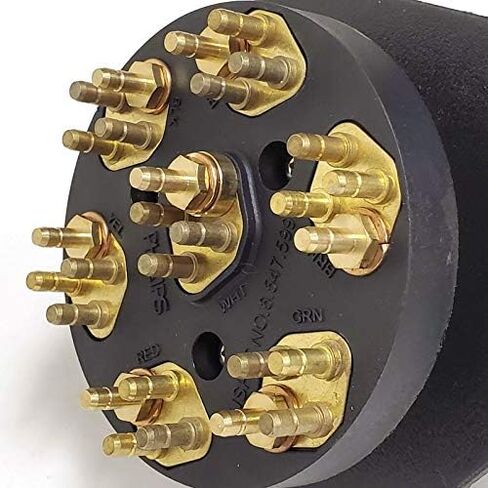 Phillips 16-7602-28 7-Way 28-pin Solid Pins w/o Circuit Breakers Socket Breaker in Kuwait