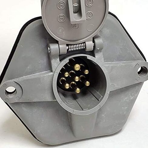 Phillips 16-7602-28 7-Way 28-pin Solid Pins w/o Circuit Breakers Socket Breaker in Kuwait