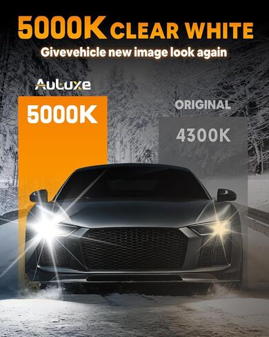 Compatible with HONDA Ridgeline 2006-2014 Halogen Headlight Bulb Combo - 185% Brighter 5000K White High/Low Beam, Plug and Play, 2-Pack in Kuwait