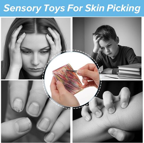 Skin Picking Fidget Tool Picky Pad Sensory Pick Pad Silicone Picky Pads with Tweezer Hair Pulling Fidget Prop Stress Relie Portable Pimple for Anxiety ADHD Dermatillomania or Trichotillomania in Saudi Arabia