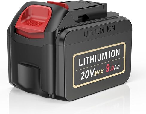20V 9.0AH بطارية عالية السعة استبدال لبطارية DeWalt 20V ، 20V 9000MAH بطارية متوافقة مع DEWALT DCB201 DCB200 DCB208 ، ل Dewalt 20V DCD DCG Series الأدوات اللاسلكية اللاسلكية in Kuwait