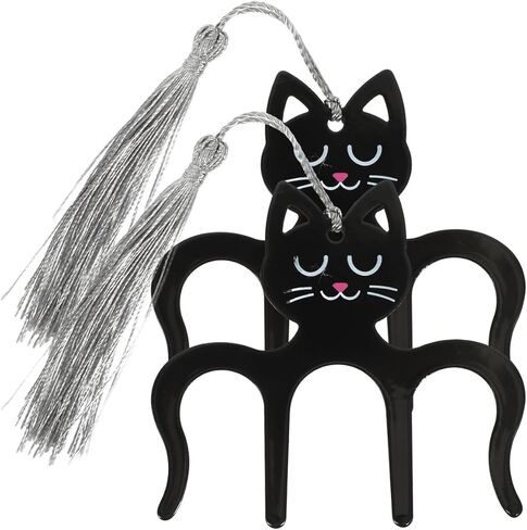 Kisangel Cat Music Book Clip 2Pcs Metal Page Holders for Piano Sheet Music Notebook Bookmarks Office School Reading Accessories in Kuwait