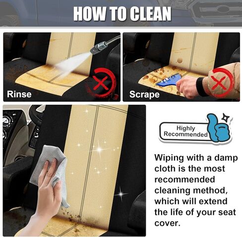 SAPUBK 2 Pack Universal RV Motorhome Captain Chairs Seat Covers, Premium Leather with Composite Soft Foam Lining Motorhome Seat Covers in Saudi Arabia