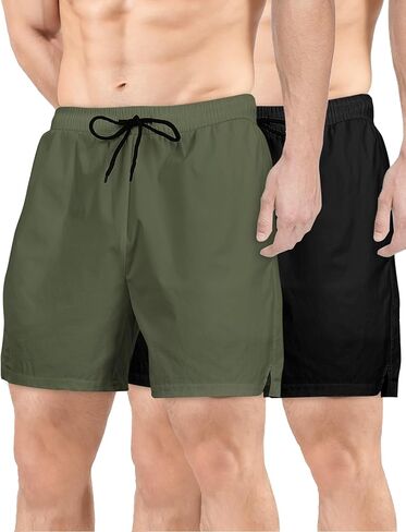 Mens Athletic Shorts 5 Inch Inseam Workout Gym Running Shorts for Men Quick Dry Lightweight Summer Shorts in Saudi Arabia