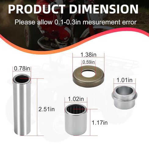 Swing Arm Bearing Seal Kit for Honda ATC250R 1985-1986 TRX250R 1986-1987 in Saudi Arabia