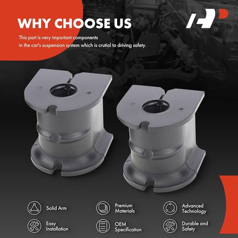 A-Premium 2 x Rear to Frame Sway Bar Bushing Kit, Compatible with Ford Escape 2009-2012 & Mazda Tribute 2009-2011 & Mercury Mariner 2009-2011 in Saudi Arabia