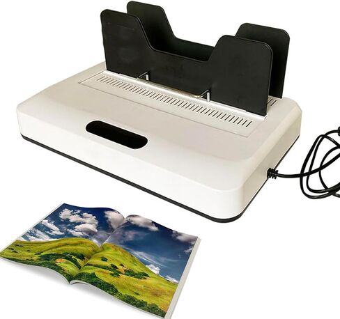 Thermal Binding Machine, Electric Book Binder Machine for 60mm Thick Paper, Instant Use Thermal Binder with Digital Touch Panel for Documents, Scripts in Saudi Arabia