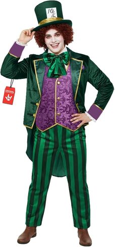 Morph Crazy Tea Party Master Costume For Men, Adult Story Book Character Costumes, Halloween Costumes For Men in Saudi Arabia