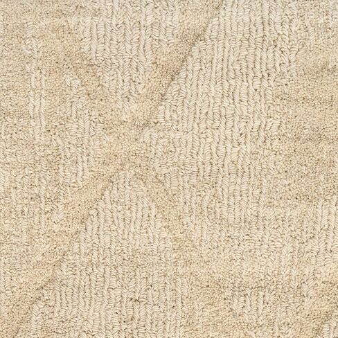 Nourison Home Wool Haven Beige 7'9" x 9'9" Area Rug - Easy Cleaning, Non Shedding, Bed Room, Living Room, Dining Room, Kitchen (8' x 10') in Saudi Arabia