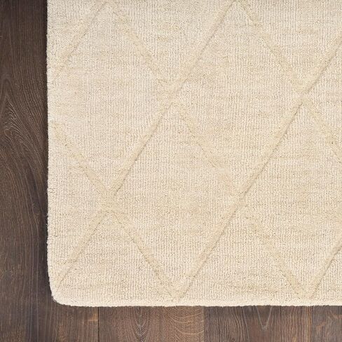 Nourison Home Wool Haven Ivory 7'9" x 9'9" Area Rug - Easy Cleaning, Non Shedding, Bed Room, Living Room, Dining Room, Kitchen (8' x 10') in Saudi Arabia