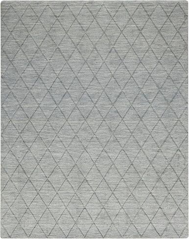 Nourison Home Wool Haven Blue 7'9" x 9'9" Area Rug - Easy Cleaning, Non Shedding, Bed Room, Living Room, Dining Room, Kitchen (8' x 10') in Saudi Arabia
