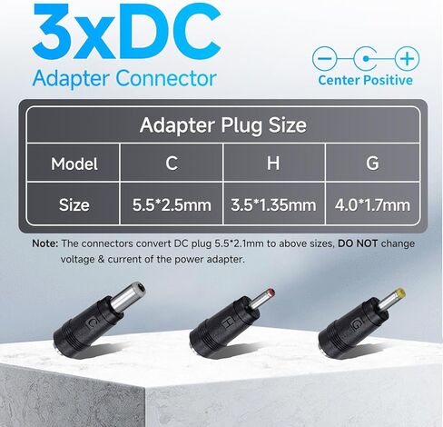 محول إمداد الطاقة 5 فولت 3 أمبير مع 8 أطراف متعددة قابلة للتبديل، تيار متردد إلى تيار مستمر 5 فولت 3000 مللي أمبير 2.5 أمبير 2 أمبير 1 أمبير لاستبدال سلك محول USB، والأجهزة اللوحية، والمزيد من الأجهزة 5 فولت (ETL FCC) in Kuwait